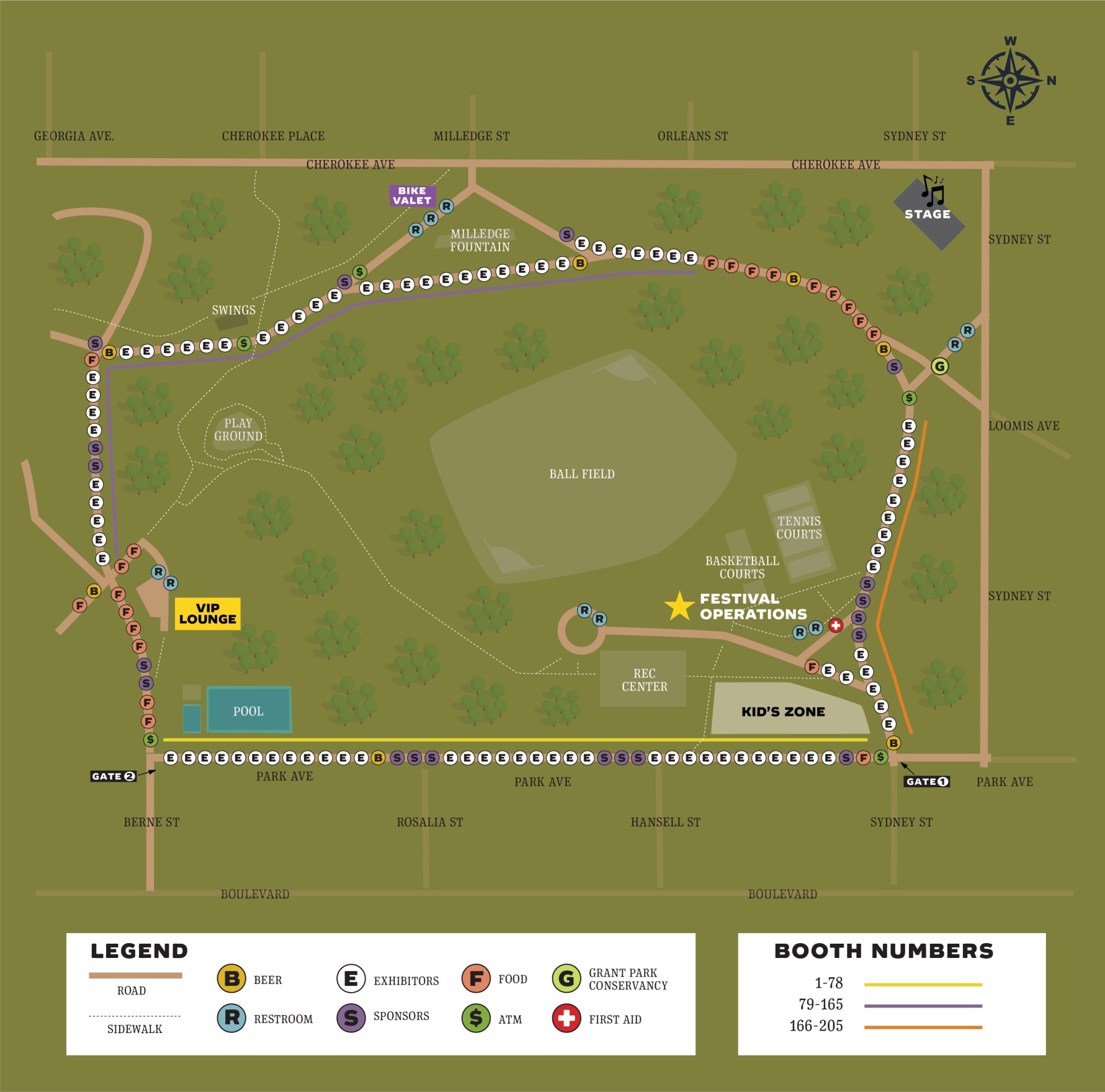 Summer Shade Map Summer Shade Festival